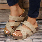 Sandalias de Elegancia Tejida