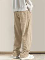 Elis - Pantalón Amplio de Pana con Cintura Ajustable