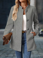 Priscilla - Chaqueta Larga Estilo Blazer Elegante