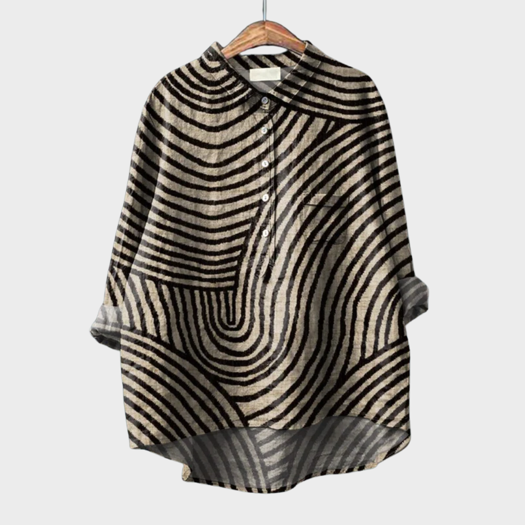 Melina | Blusa de lino elegante para el verano