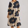 Vestido Adriana con Elegante Estampado Floral