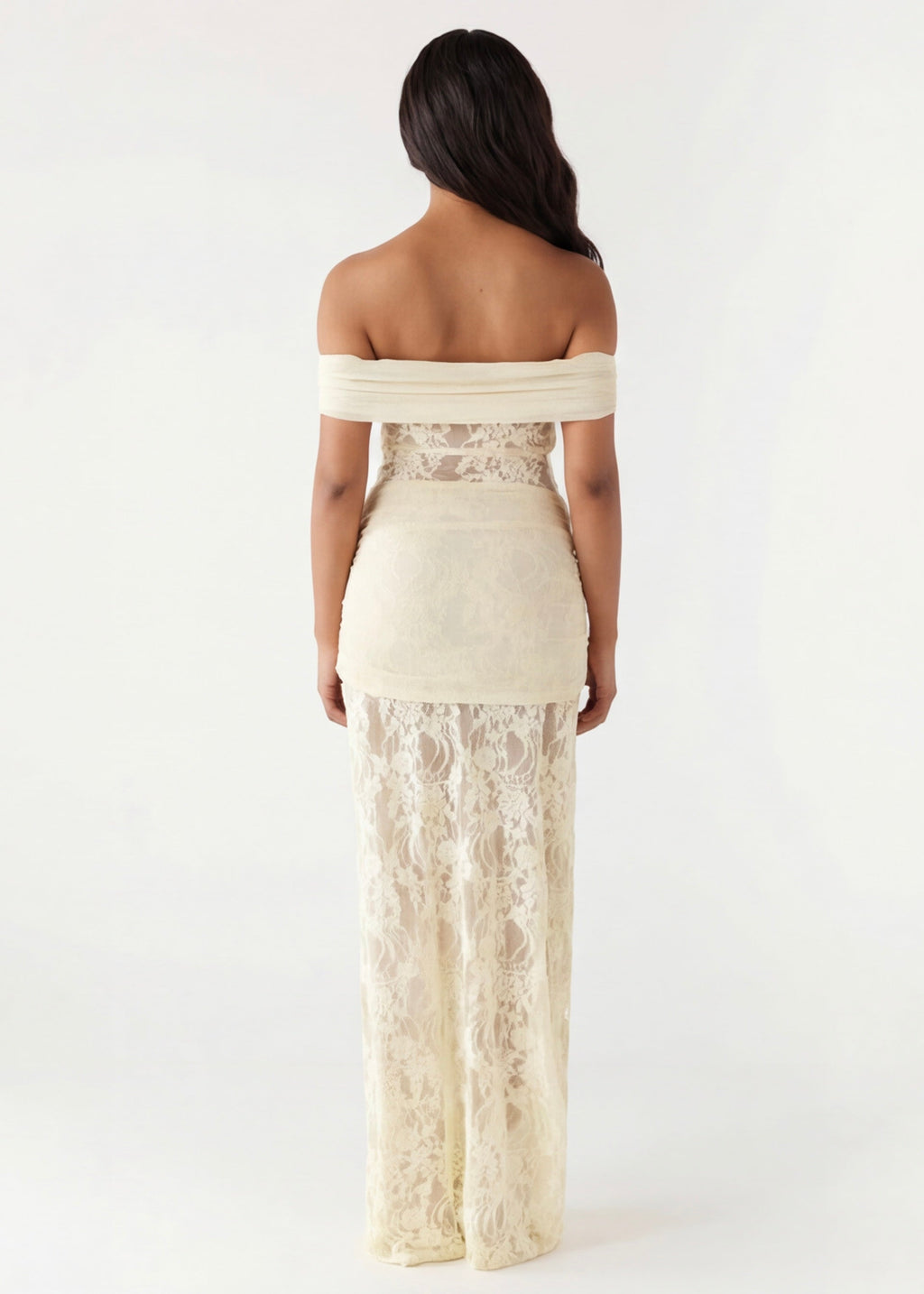 Ana  | Vestido largo de encaje