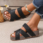 Sandalias de Elegancia Tejida