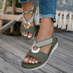 Oslana - Sandalias Cómodas con Hebilla Ajustable