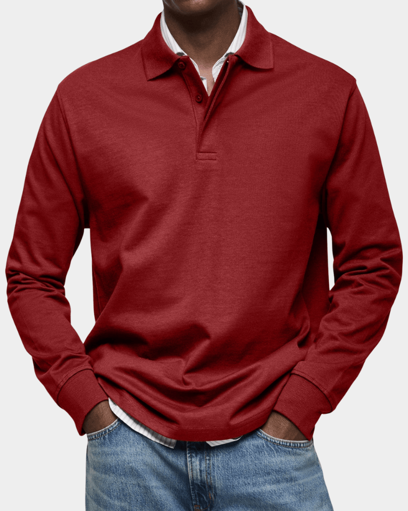 Van Elst Mode® | Polo Cómodo de Manga Larga