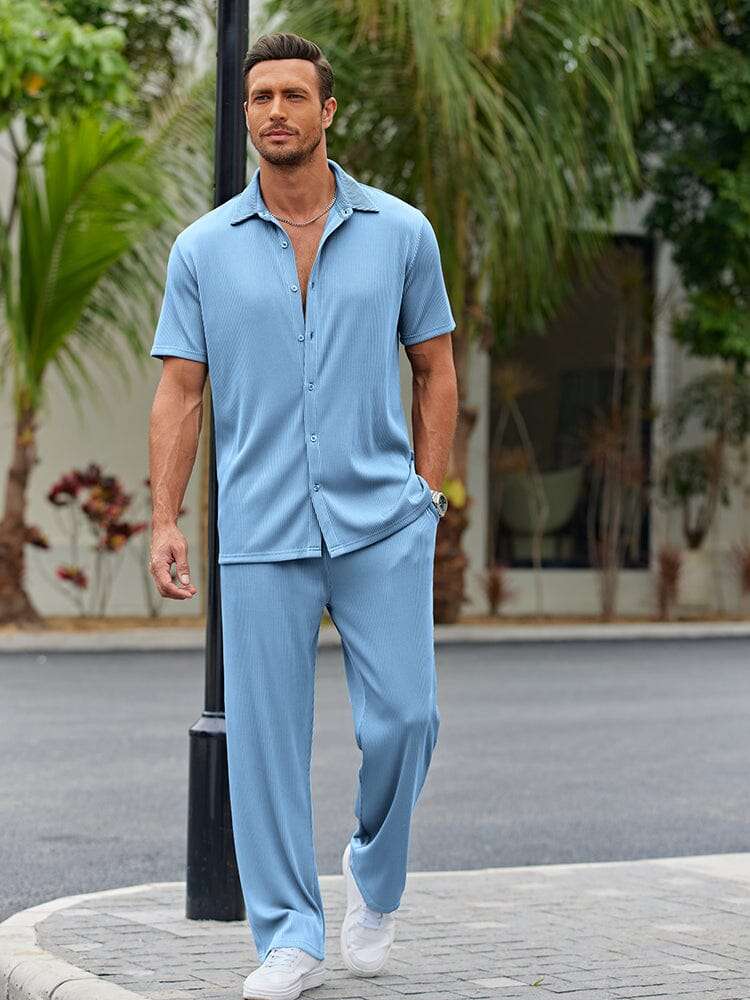 Melilla | Conjunto de Camisa de Corte Suelto