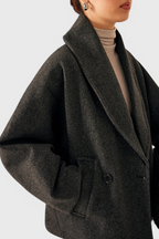 Helena Abrigo de Tweed Oversized
