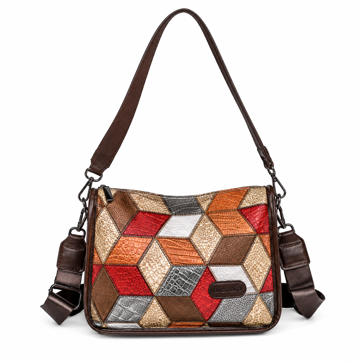 Aurora - Bolso con Bandolera Elegante de Cuero Hecho a Mano