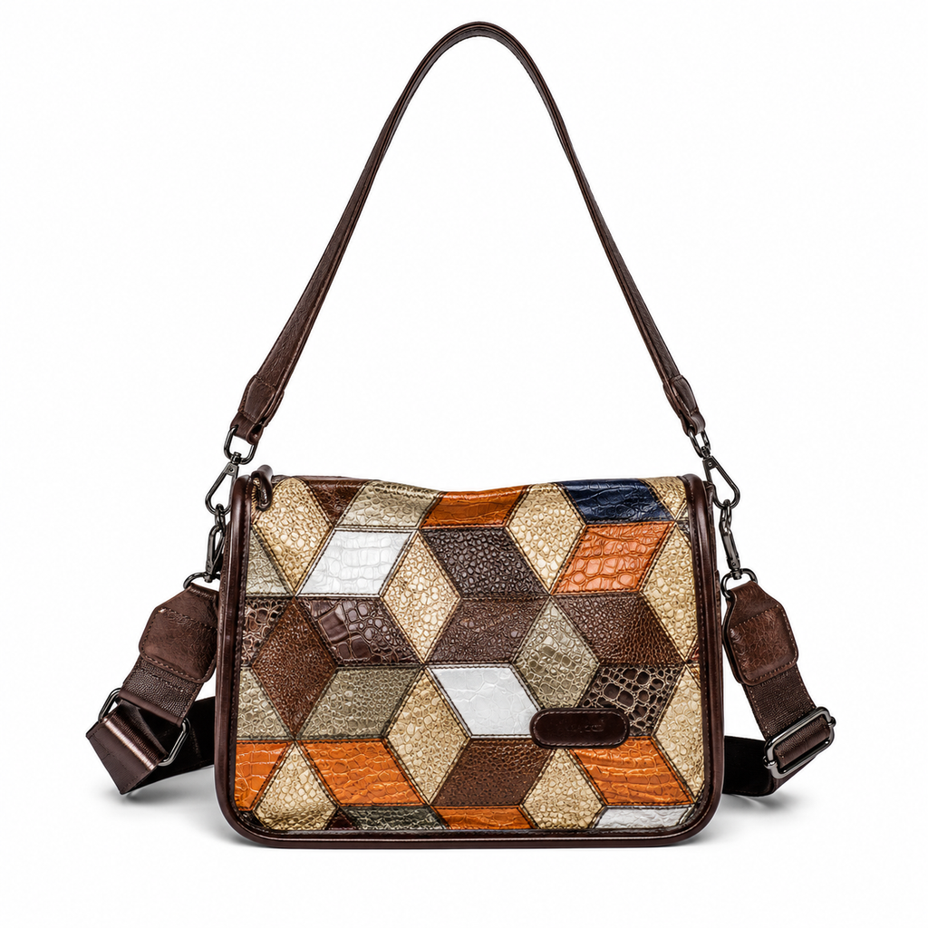 Aurora - Bolso con Bandolera Elegante de Cuero Hecho a Mano