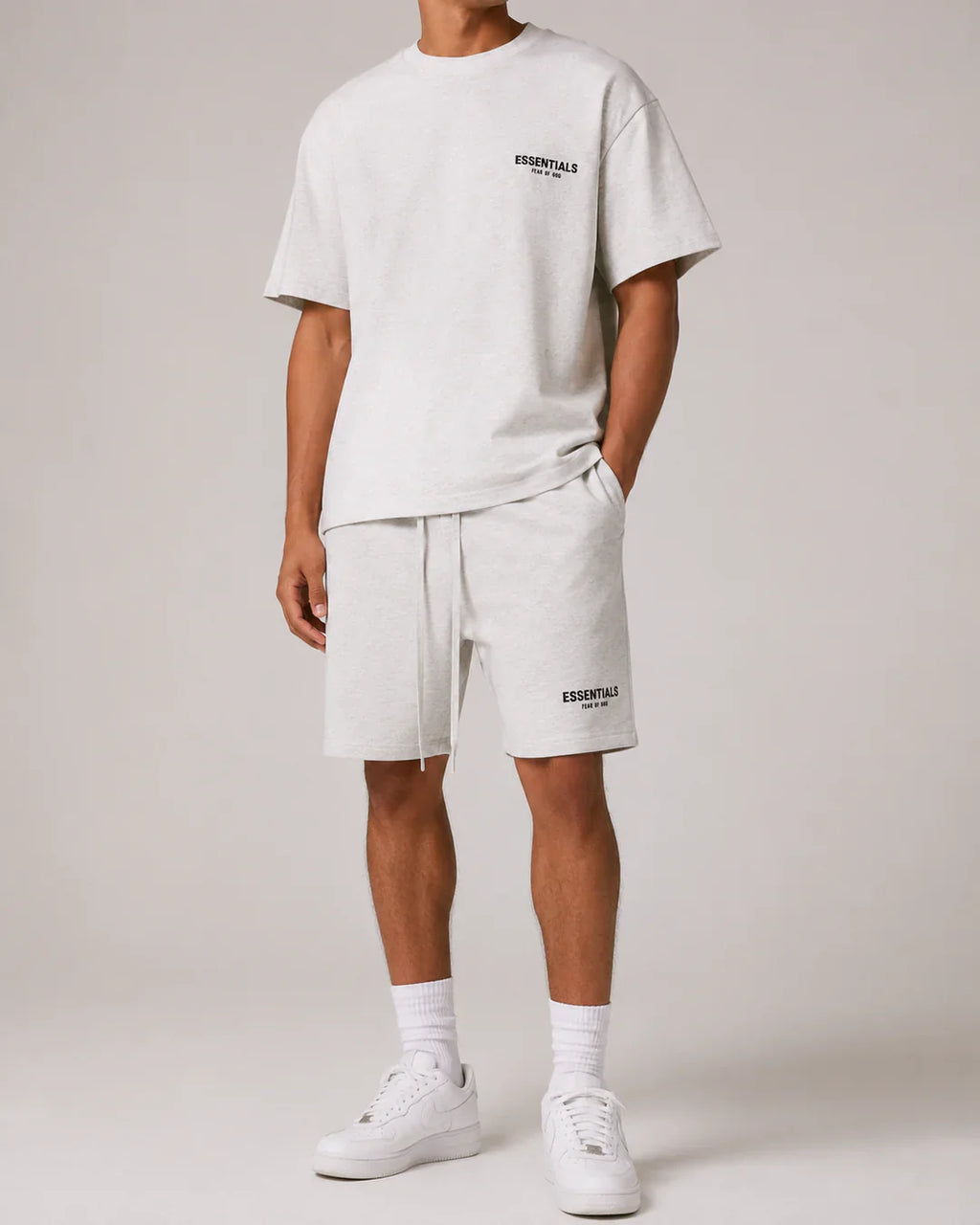 Essam - Conjunto Casual Camiseta y Shorts de Algodón