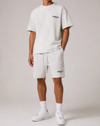 Essam - Conjunto Casual Camiseta y Shorts de Algodón