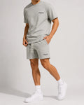 Essam - Conjunto Casual Camiseta y Shorts de Algodón