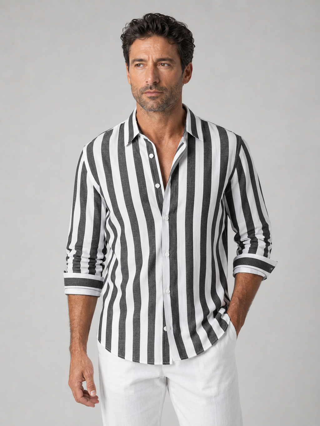 Camisa DiCaprio Lino