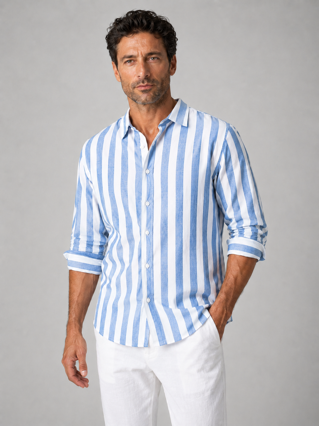Camisa DiCaprio Lino