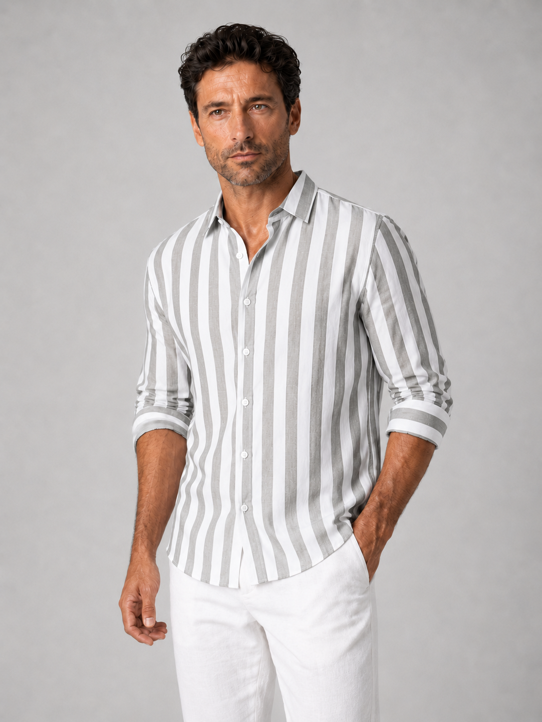 Camisa DiCaprio Lino