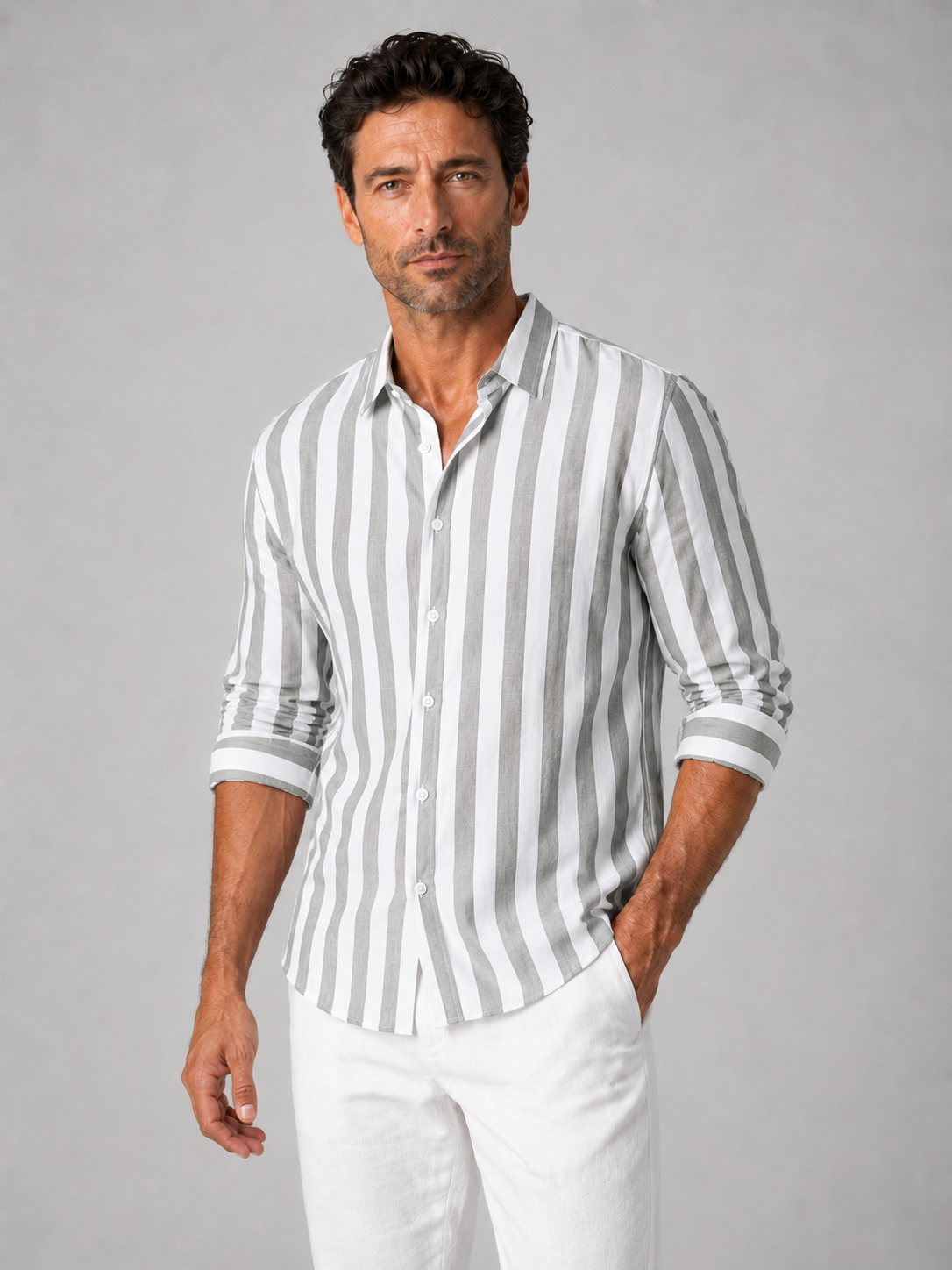 Camisa DiCaprio Lino