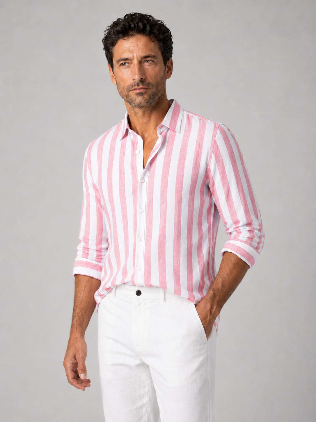 Camisa DiCaprio Lino