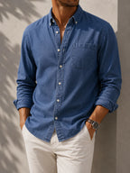 Gonçalo - Camisa Casual Chic de Algodón