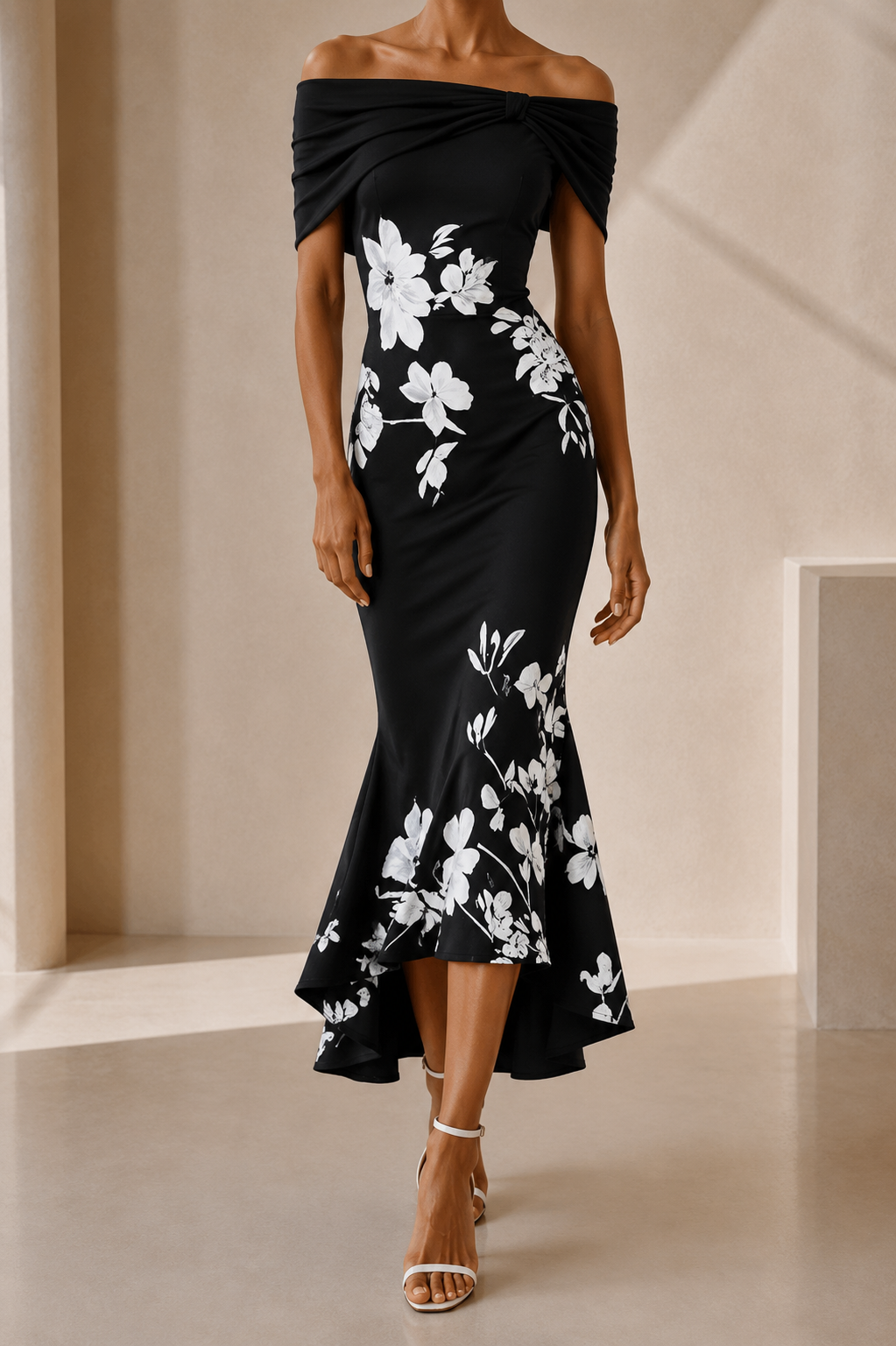 Vestido midi floral Glaiza™