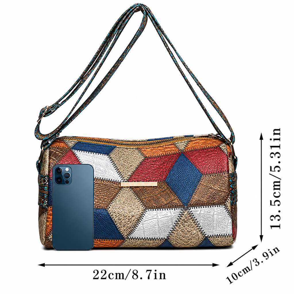Josefina - Bolso con Bandolera Elegante de Cuero Hecho a Mano