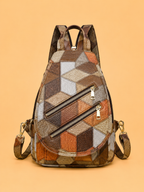 Mochila de hombro artesanal multifuncional