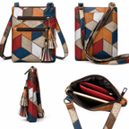 Livia - Bolso con Bandolera Elegante de Cuero Hecho a Mano