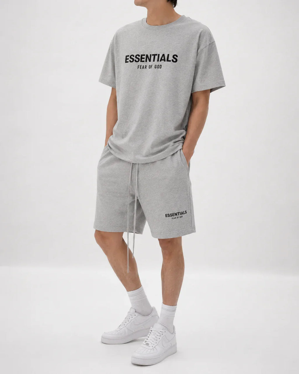 Essam - Conjunto Casual Camiseta y Shorts de Algodón