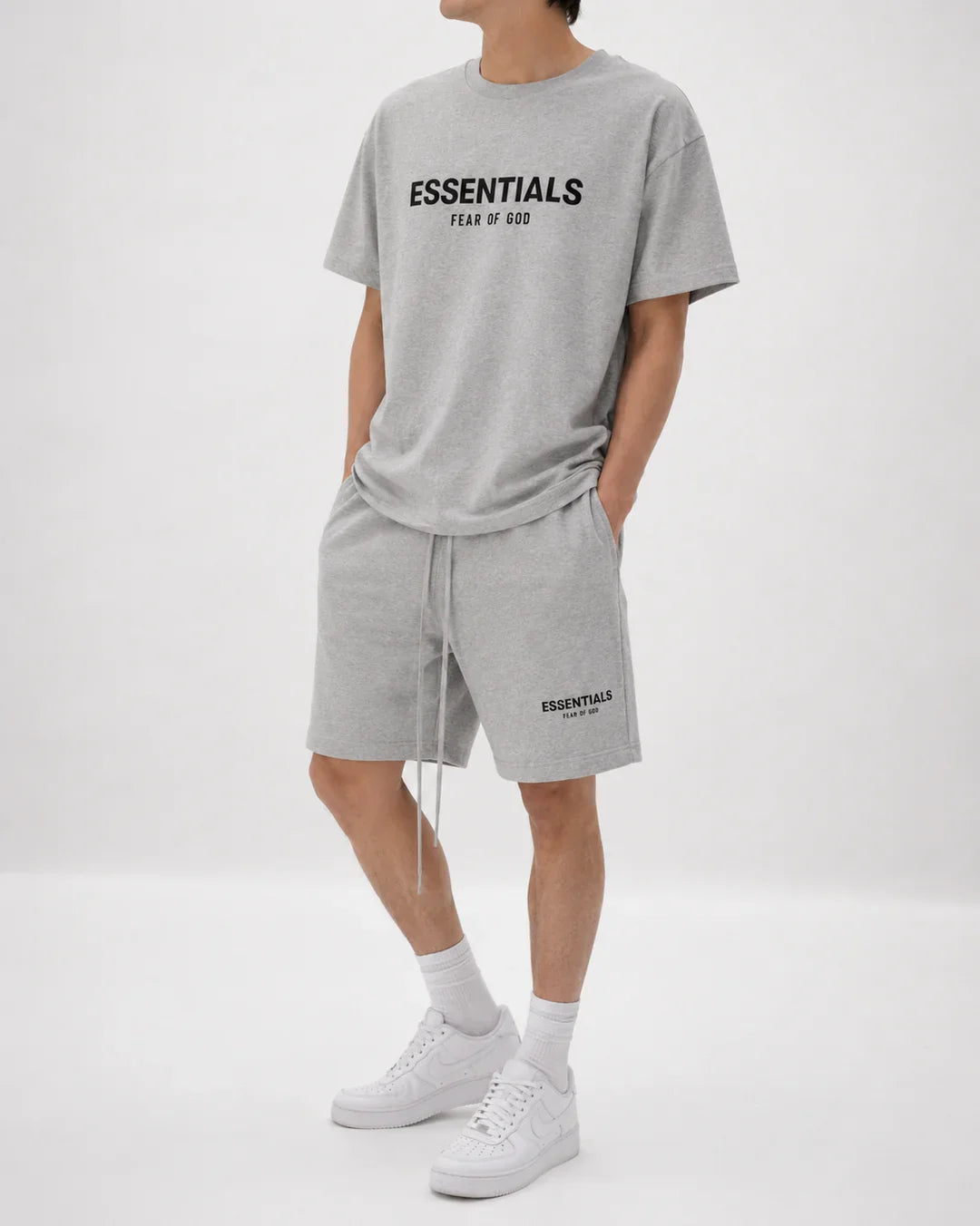 Essam - Conjunto Casual Camiseta y Shorts de Algodón