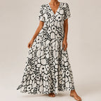 Raya - Vestido Maxi Floral Vaporoso de Algodón