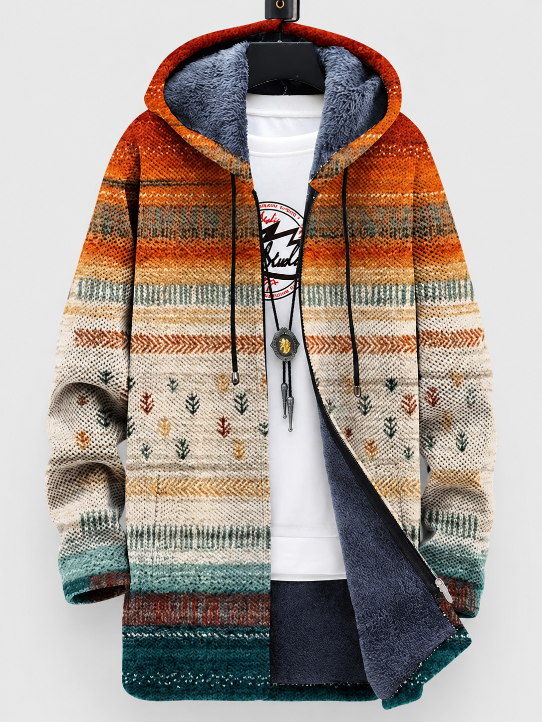 Canvas | Cárdigan artístico con estampado único