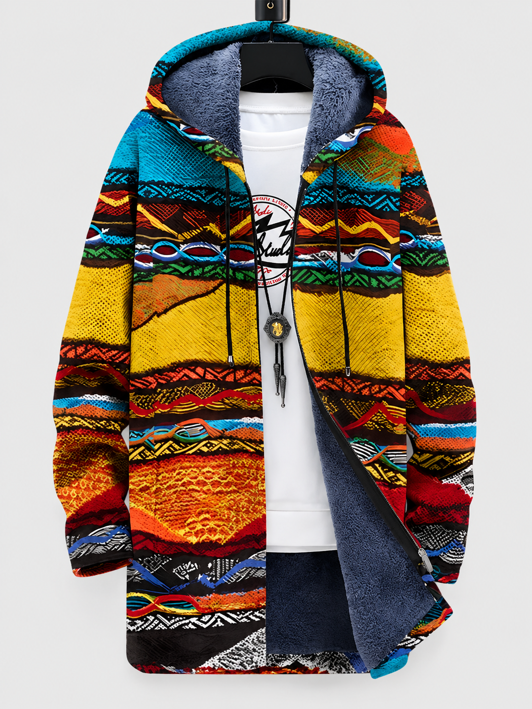 Nova | Cárdigan artístico con estampado único