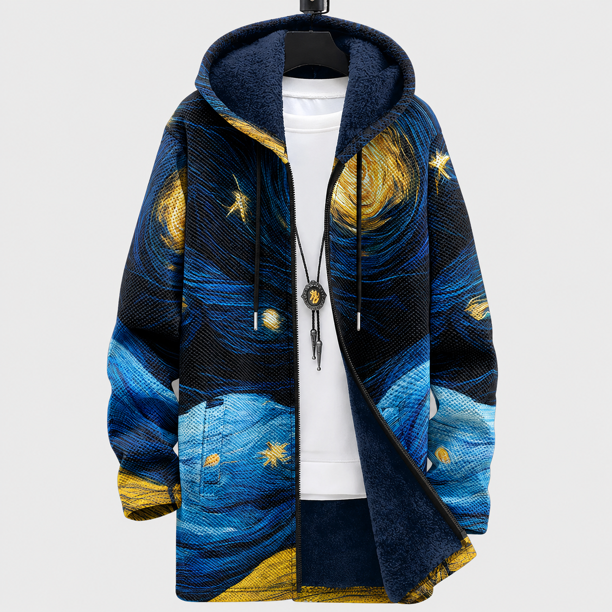 Croma | Cárdigan artístico con estampado único
