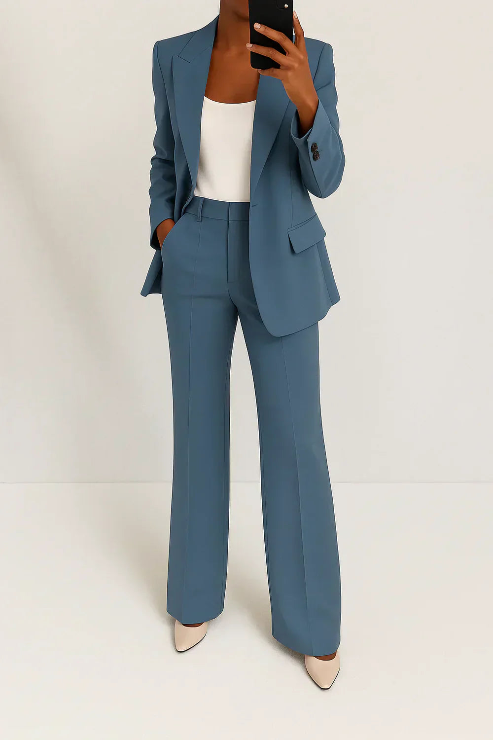Carmela - Conjunto Elegante Blazer y Pantalón