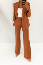 Carmela - Conjunto Elegante Blazer y Pantalón
