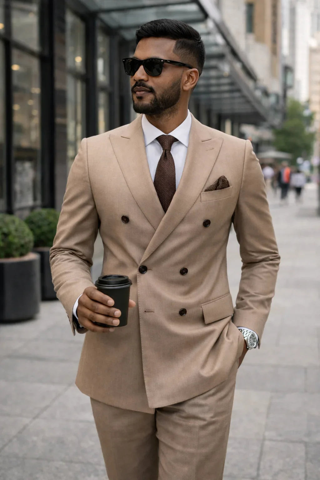 Fernando - Traje Cruzado Elegante Clásico 2pzs