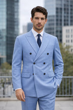 Fernando - Traje Cruzado Elegante Clásico 2pzs