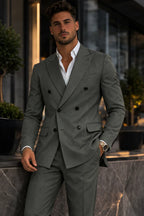 Fernando - Traje Cruzado Elegante Clásico 2pzs
