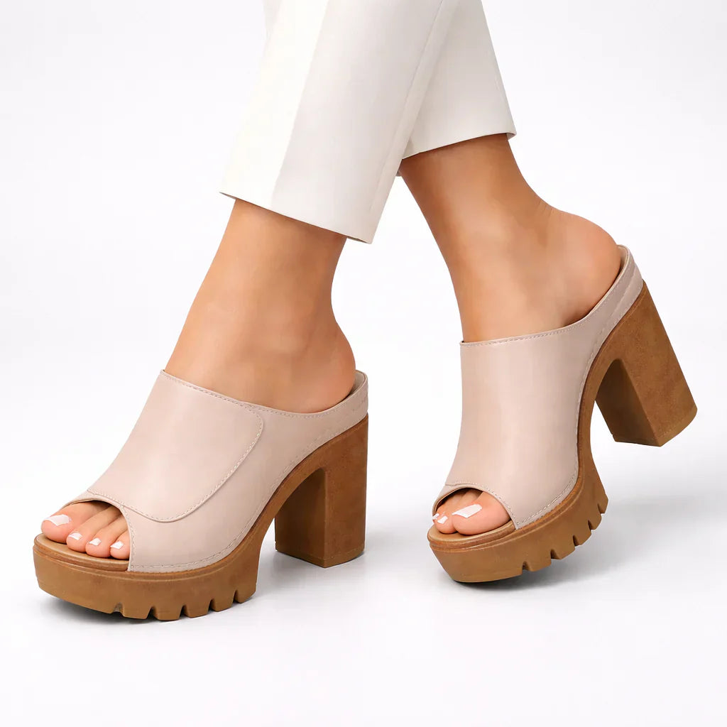 Berylla - Mules de Plataforma con Correa Ajustable