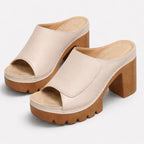 Berylla - Mules de Plataforma con Correa Ajustable