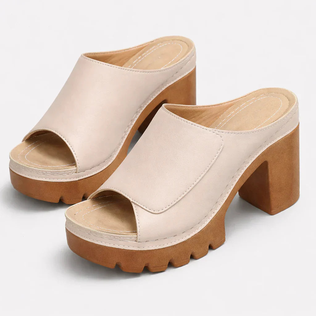 Berylla - Mules de Plataforma con Correa Ajustable