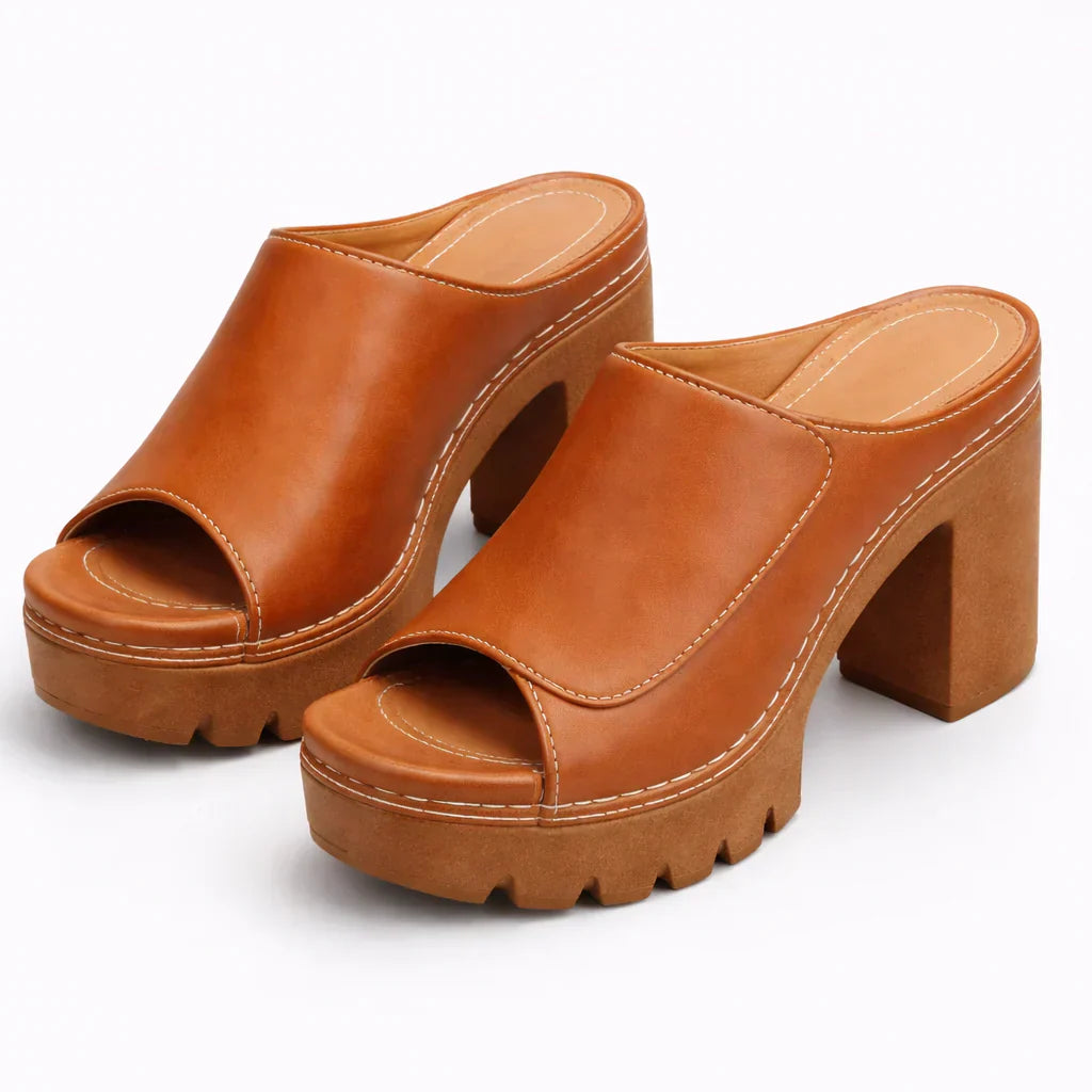 Berylla - Mules de Plataforma con Correa Ajustable