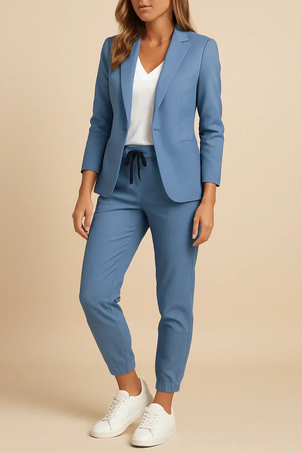 Bertha - Traje Elegante Chaqueta y Pantalón para Cada Día