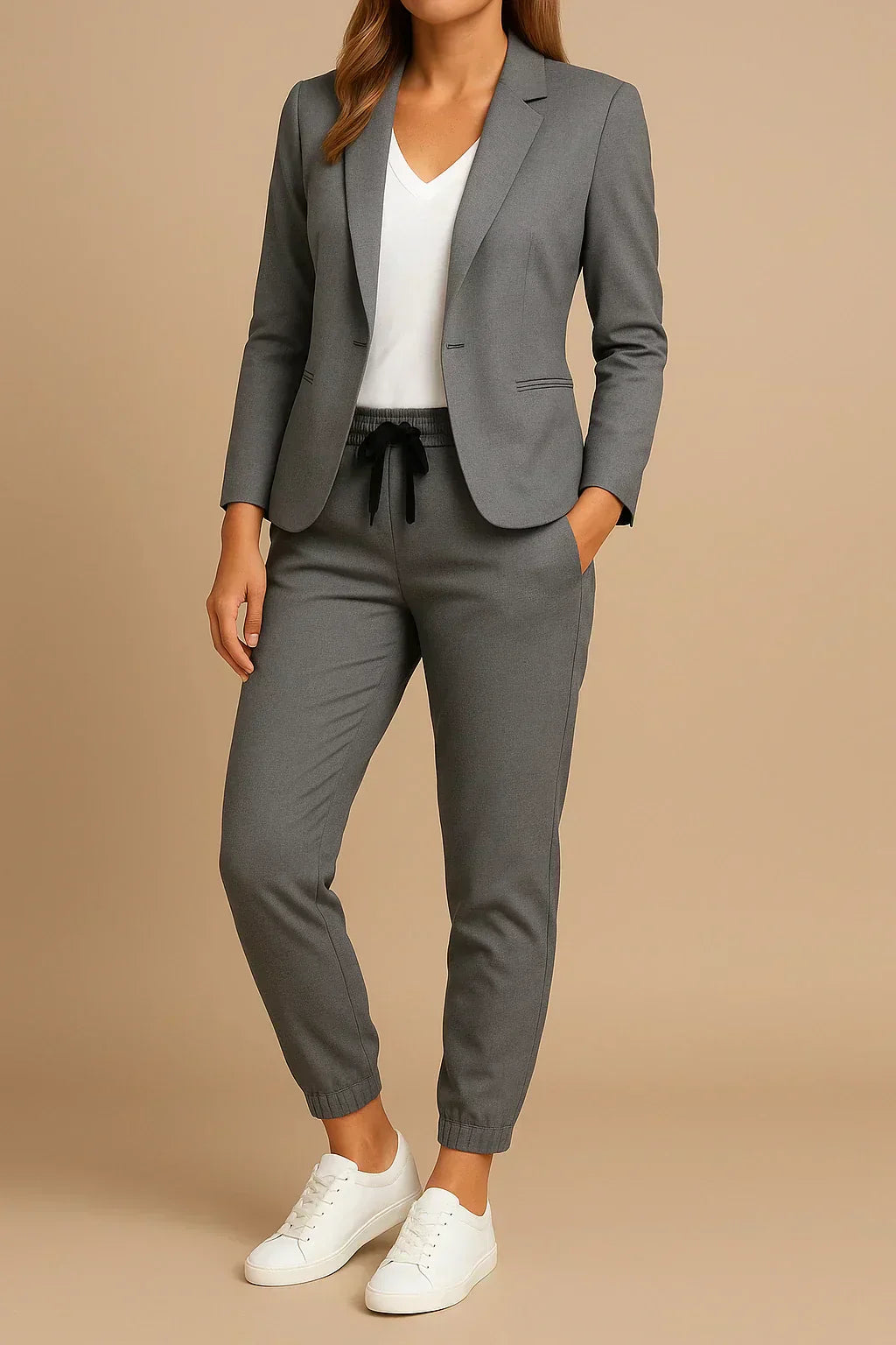Bertha - Traje Elegante Chaqueta y Pantalón para Cada Día