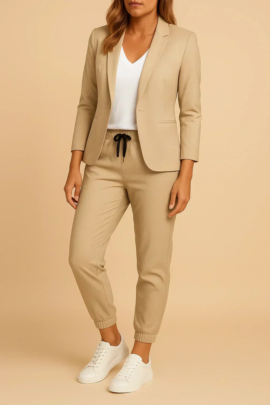 Bertha - Traje Elegante Chaqueta y Pantalón para Cada Día