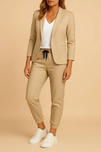 Bertha - Traje Elegante Chaqueta y Pantalón para Cada Día