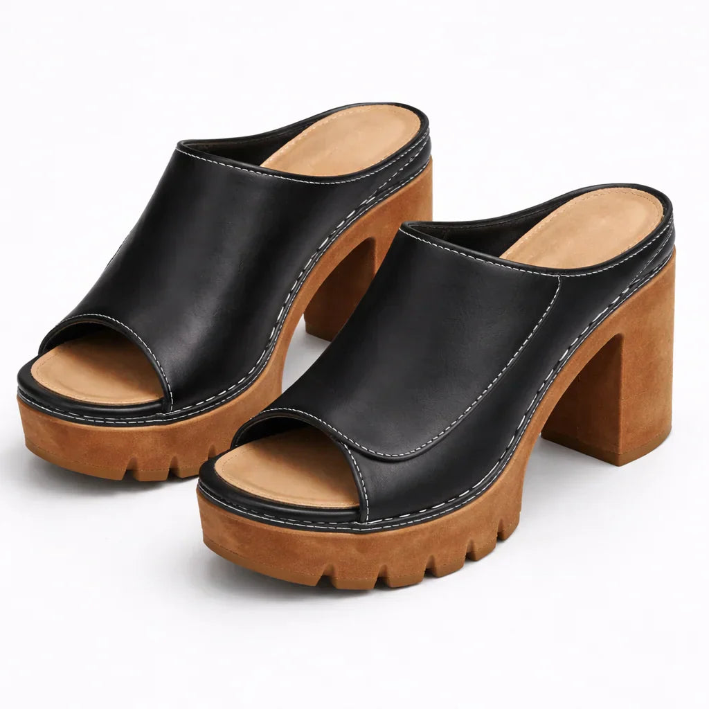 Berylla - Mules de Plataforma con Correa Ajustable