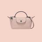 MINI BOLSO DE PIEL LONGCHAM | ROSA