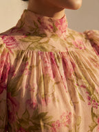 Aela - Vestido Floral Elegante con Detalles de Volantes