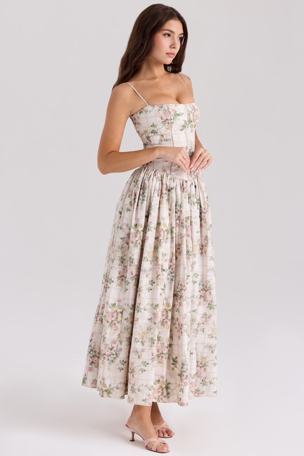 Estrella | Vestido midi floral