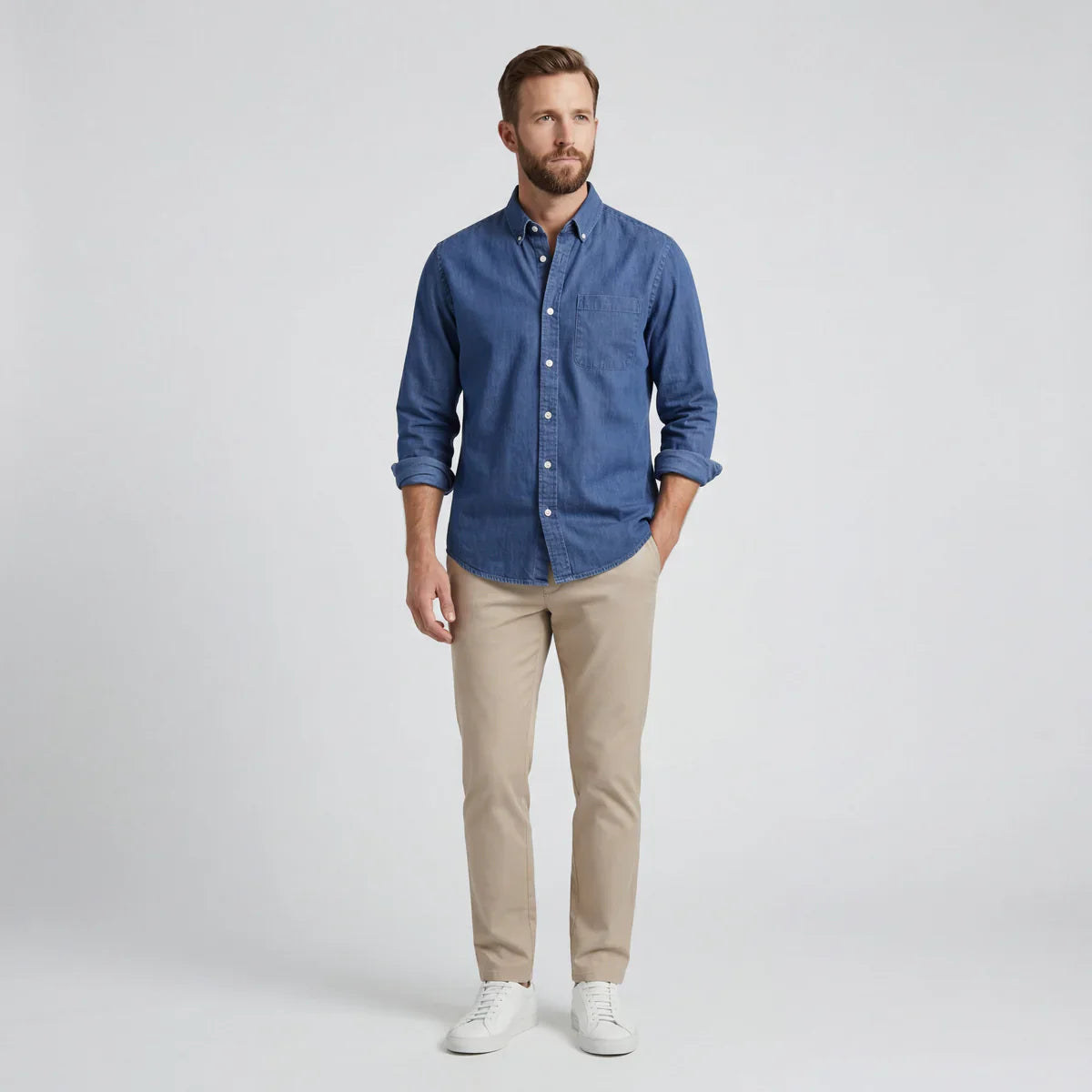 Gonçalo - Camisa Casual Chic de Algodón